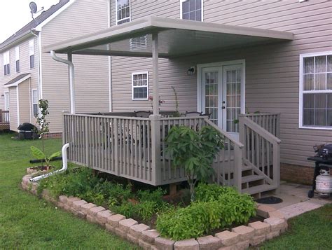 permanent awning over deck